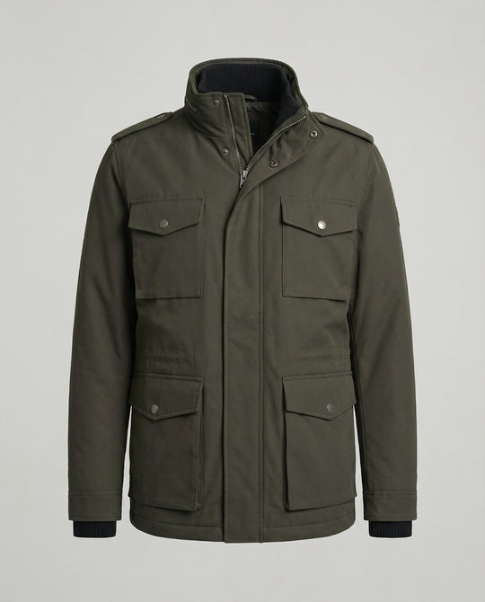 Herren Utility-Jacke mit hohem Kragen
