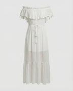Boho Maxikleid Sommer Damen