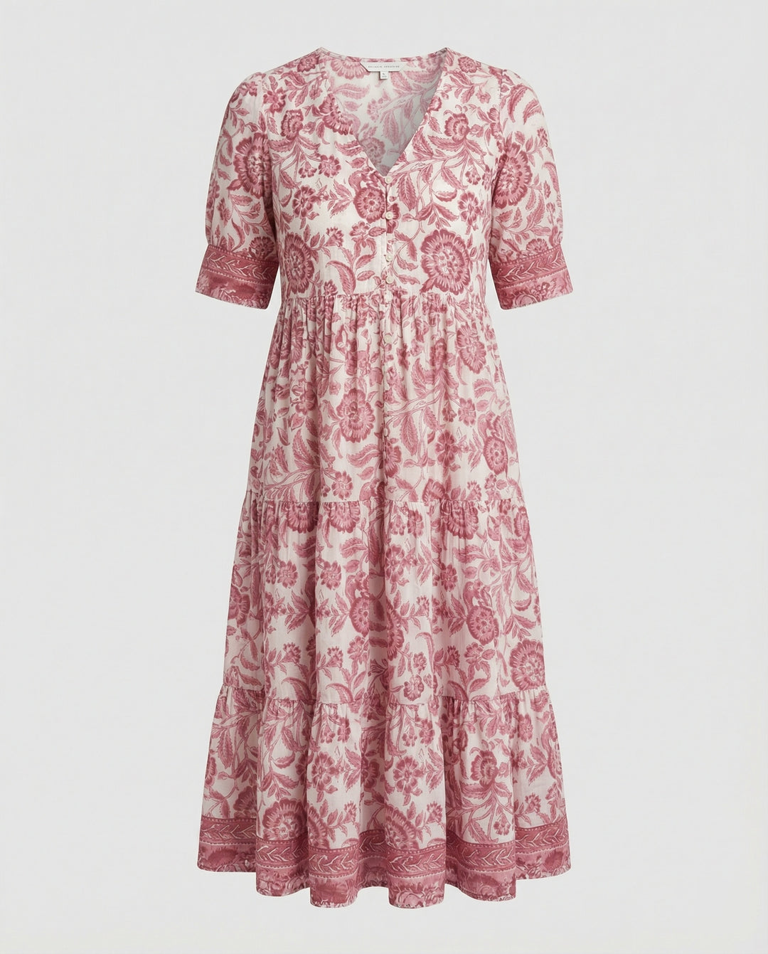 Damen Maxikleid mit Blumenmuster