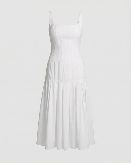 Damen Midikleid mit elegantem Schnitt