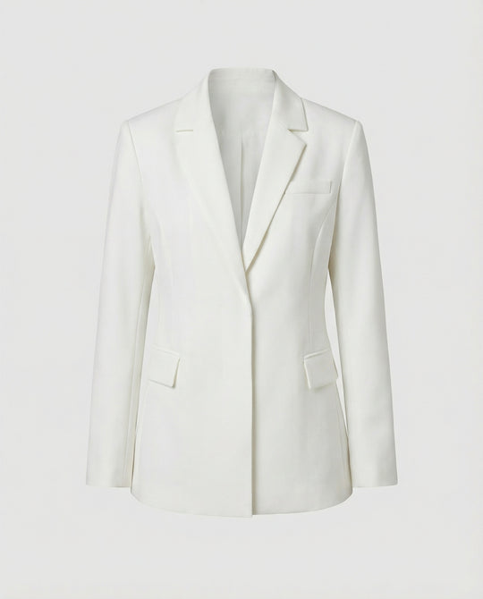 Damen elegante Blazerjacke mit asymmetrischem Schnitt