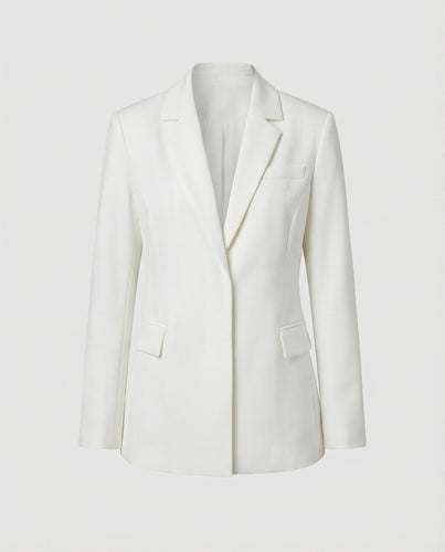 Damen elegante Blazerjacke mit asymmetrischem Schnitt