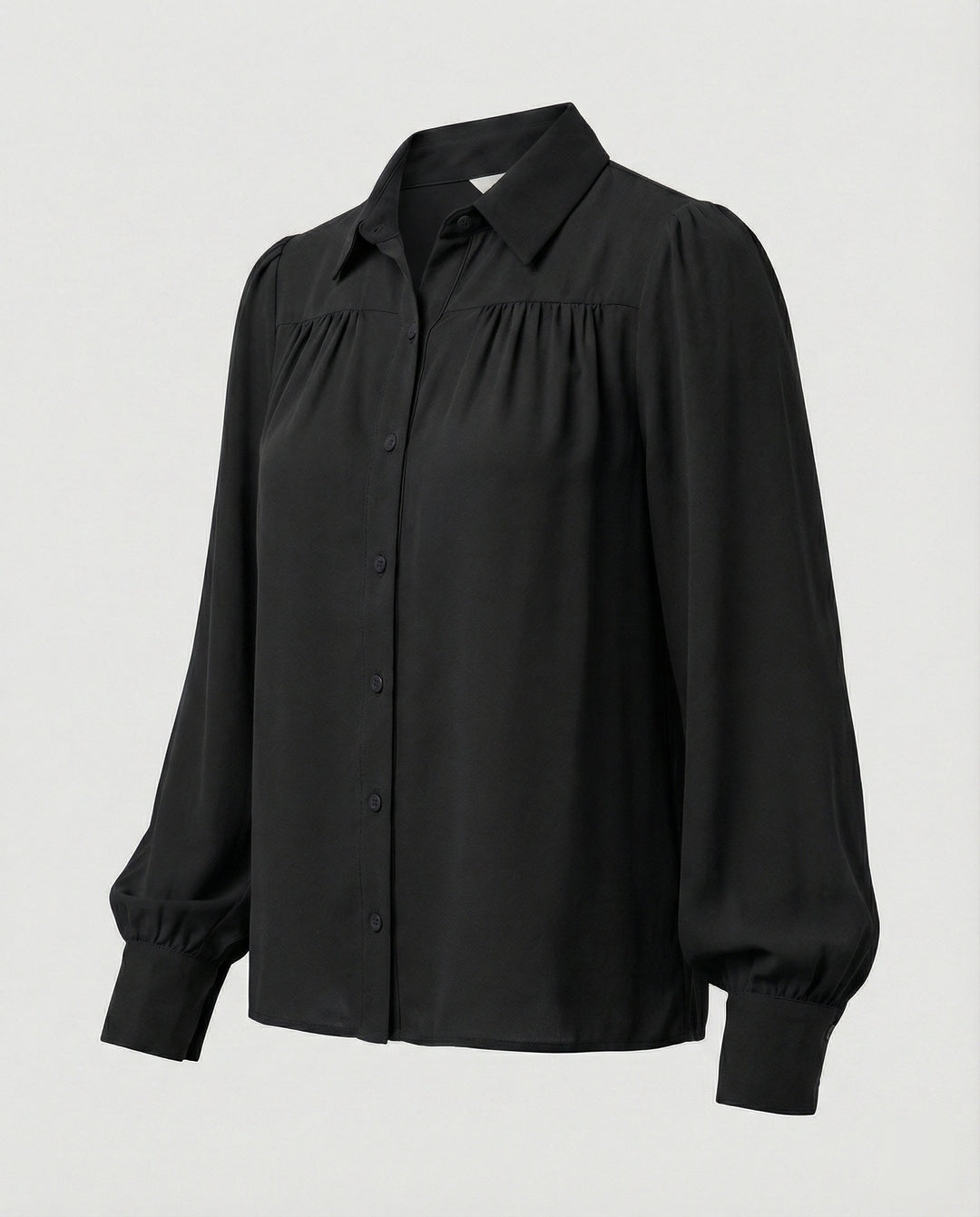 Damen Bluse mit voluminösen Ärmeln und eleganten Rüschendetails R&B