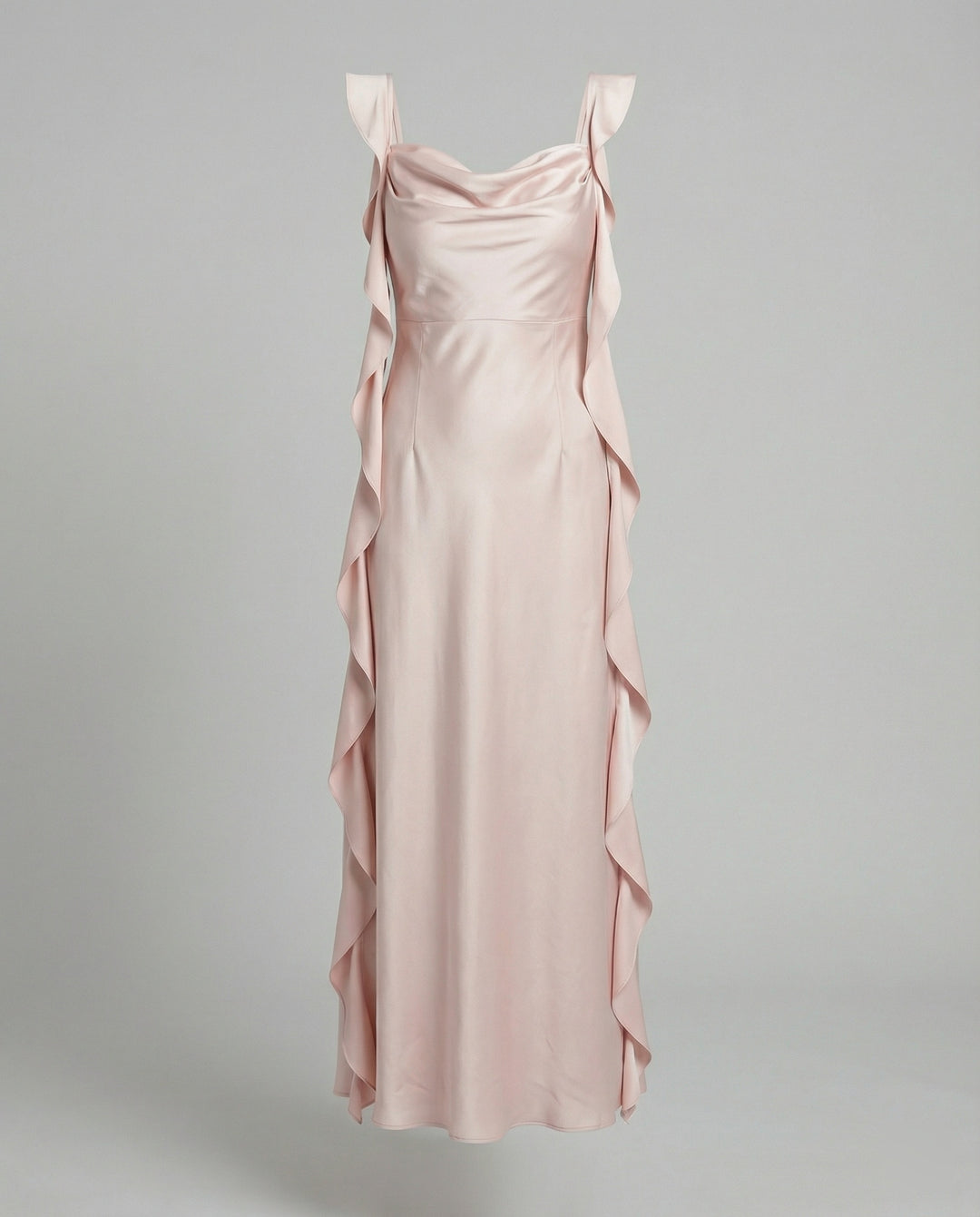 Abendkleid Elegant Mit Drapiertem Dekolleté Damen