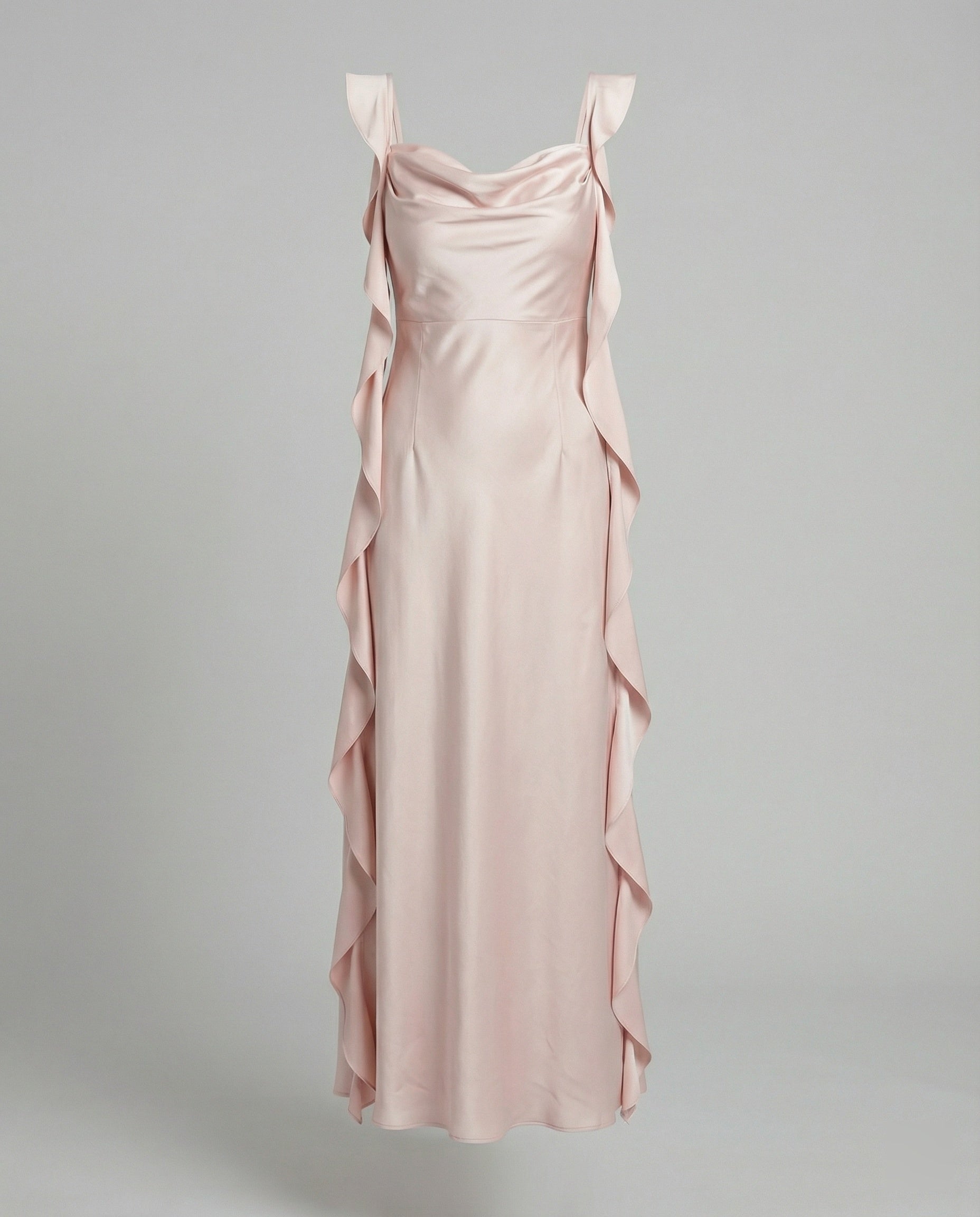 Abendkleid Elegant Mit Drapiertem Dekolleté Damen