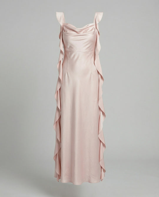 Abendkleid Elegant Mit Drapiertem Dekolleté Damen