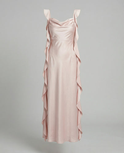Abendkleid Elegant Mit Drapiertem Dekolleté Damen