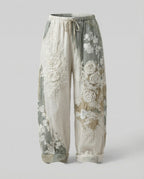 Damen Haremshose Boho Patchwork