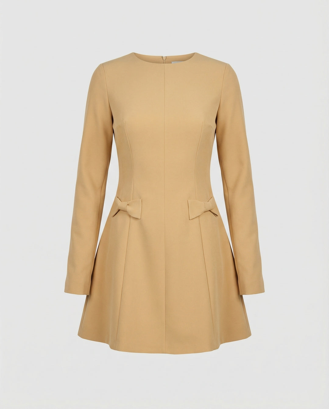 Damen A-Linie Minikleid aus Crepe
