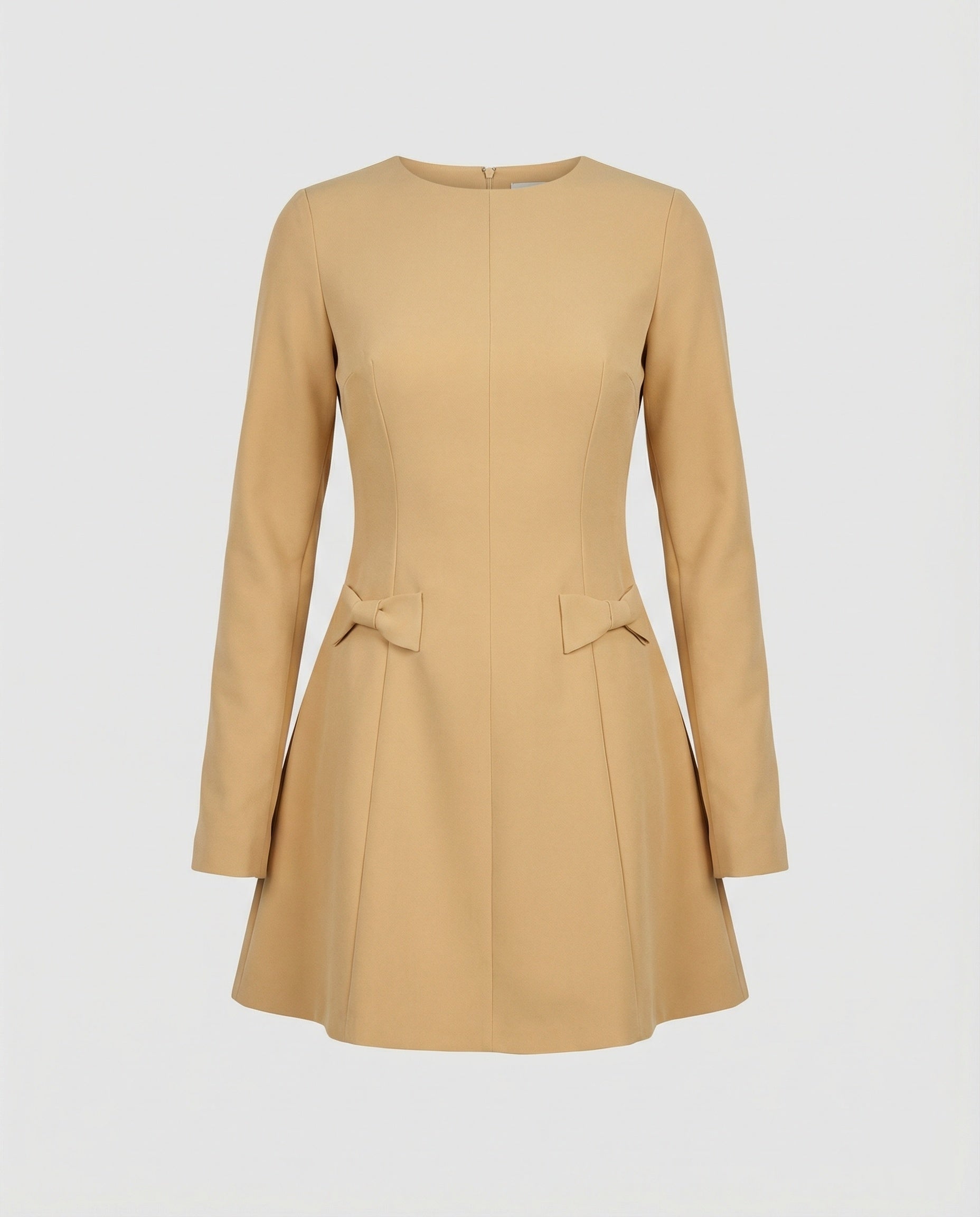 Damen A-Linie Minikleid aus Crepe