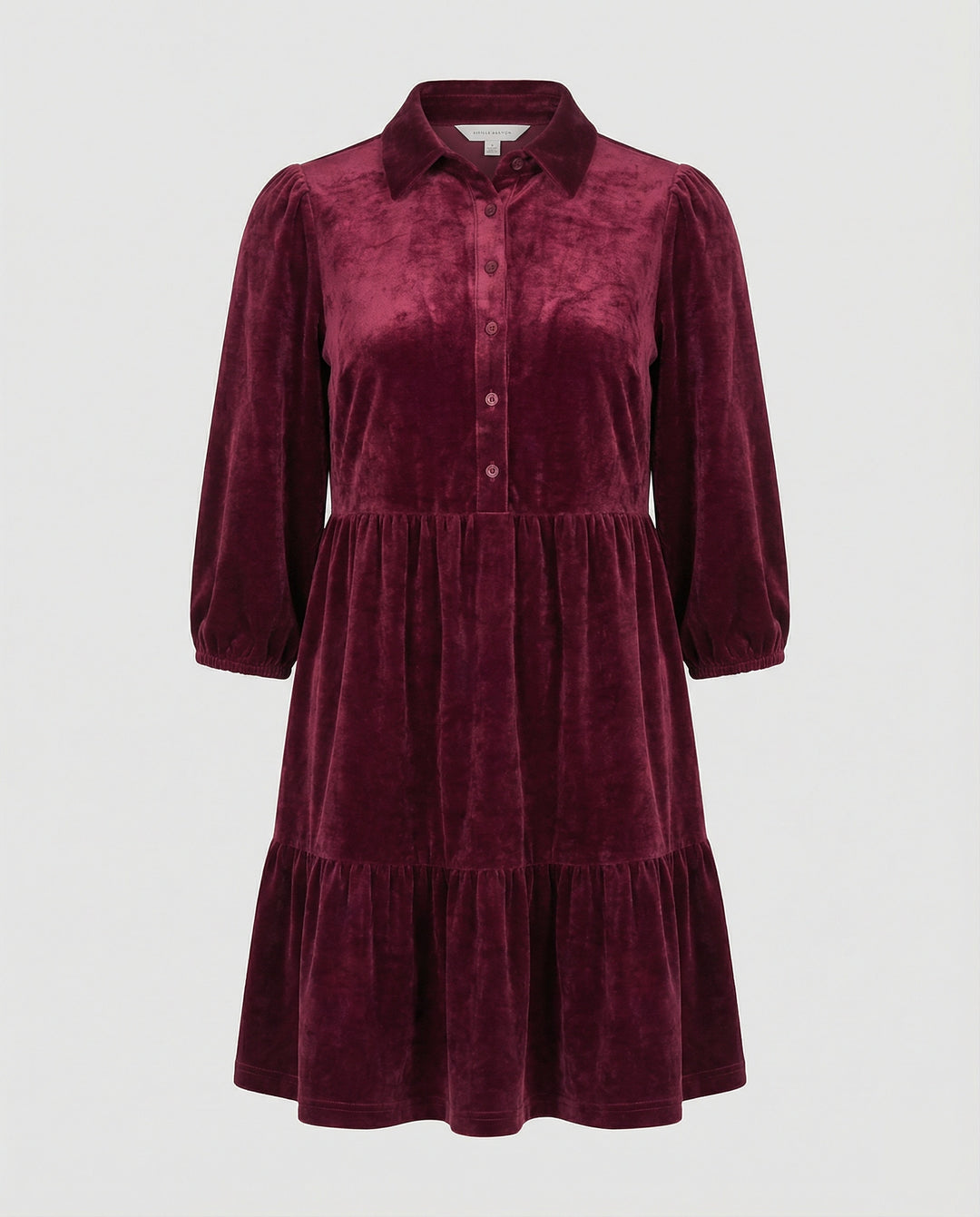 Damen Freizeitkleid Samt Babydoll