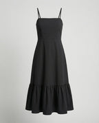 Damen Maxikleid mit schmalen Trägern