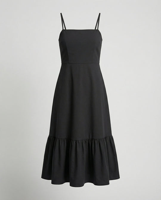 Damen Maxikleid mit schmalen Trägern