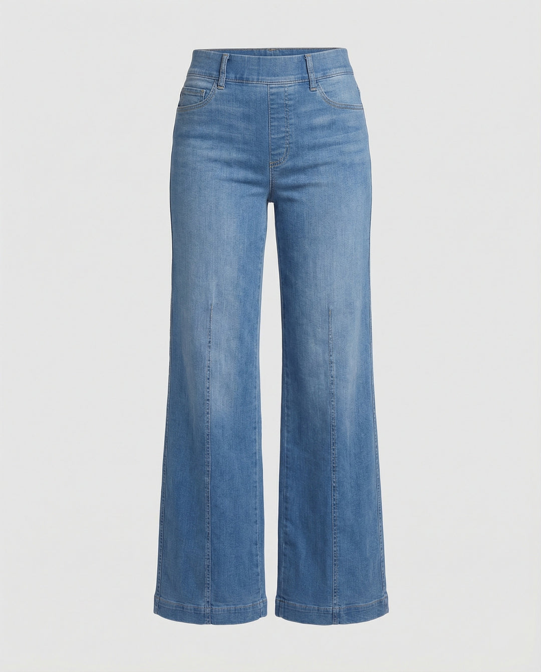 Damen Palazzo Jeans High Waist