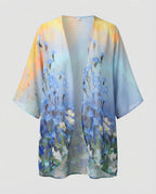 Offener Kimono Damen Floral