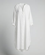 Damen Leinenkleid Kaftan lang