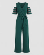 Damen Jumpsuit schulterfrei elegant