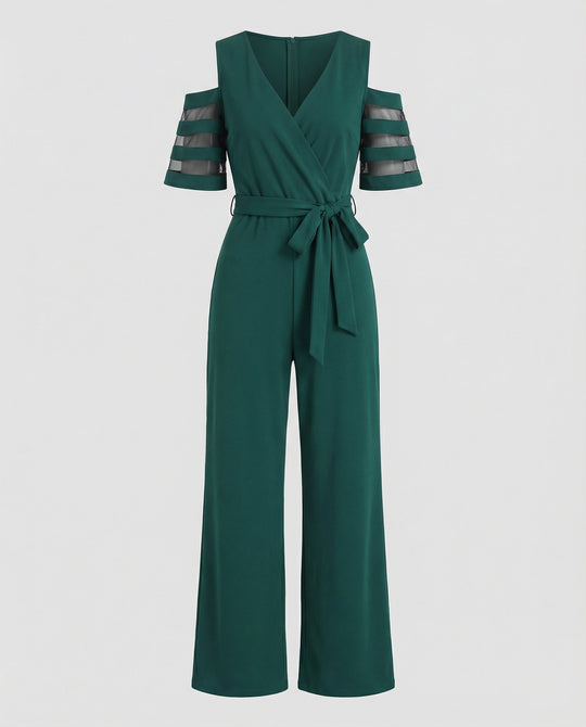 Damen Jumpsuit schulterfrei elegant