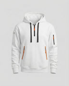 R&B | Stylischer Alltags-Herren-Hoodie mit Halb-Zip-Design