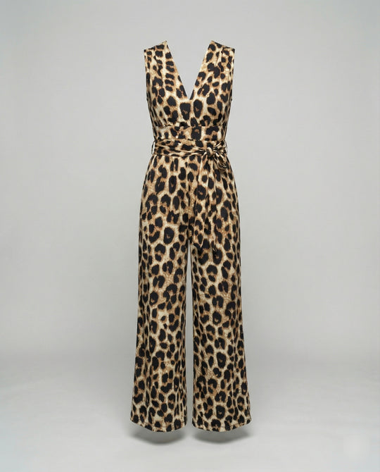 Damen Jumpsuit im trendigen Leo-Muster R&B