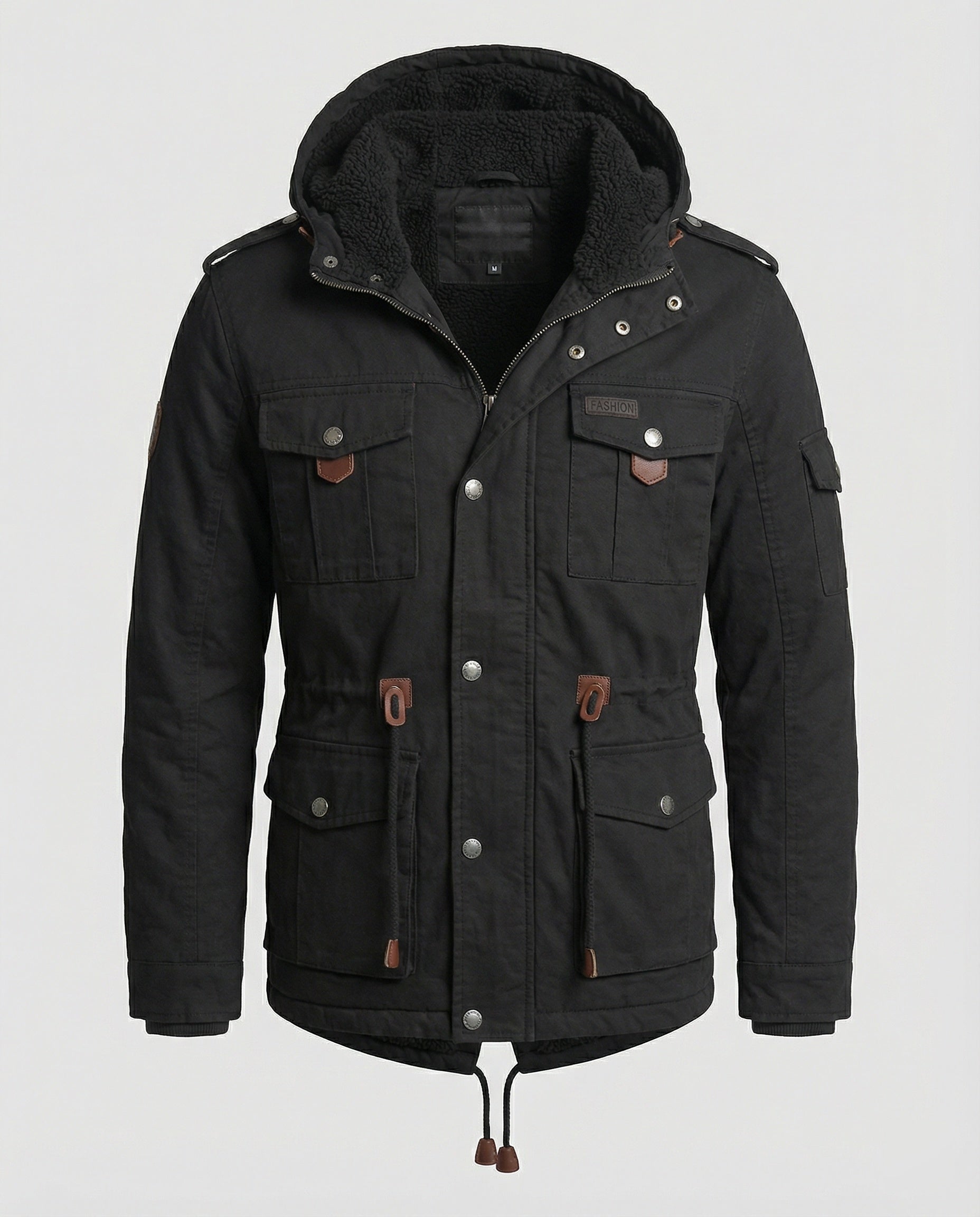 Warme Gefütterte Winterjacke