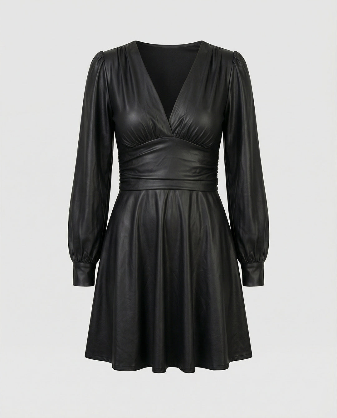 Damen Cocktailkleid Elegant Wickeloptik