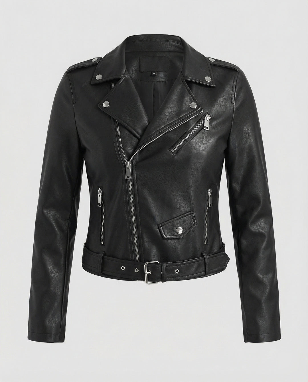 Freizeitkleidung Damen Bikerjacke Kunstleder