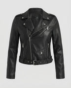 Freizeitkleidung Damen Bikerjacke Kunstleder
