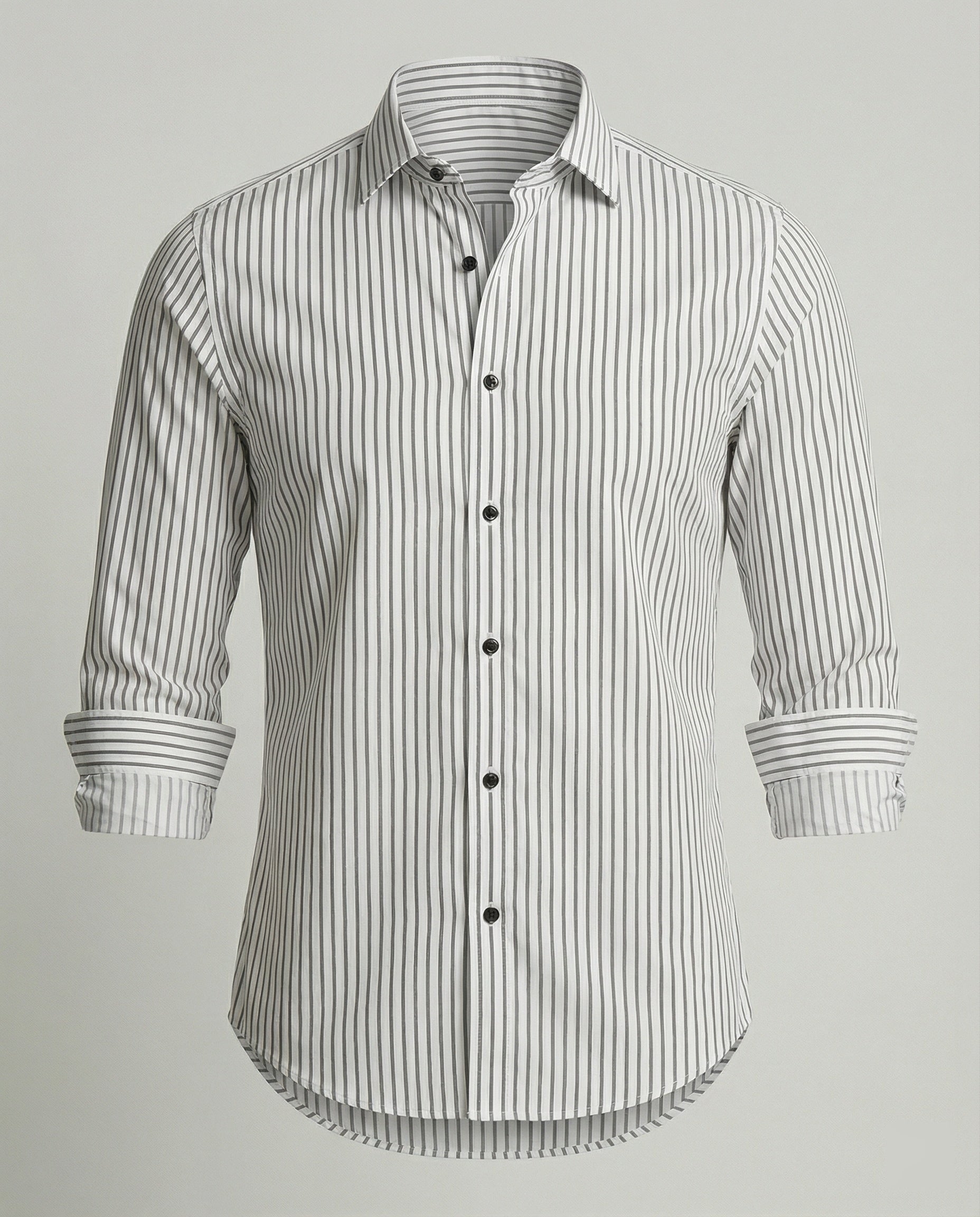 Herren Hemd gestreift slim fit