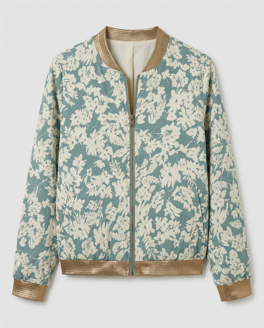 Damen Bomberjacke mit Blumenmuster | R&B