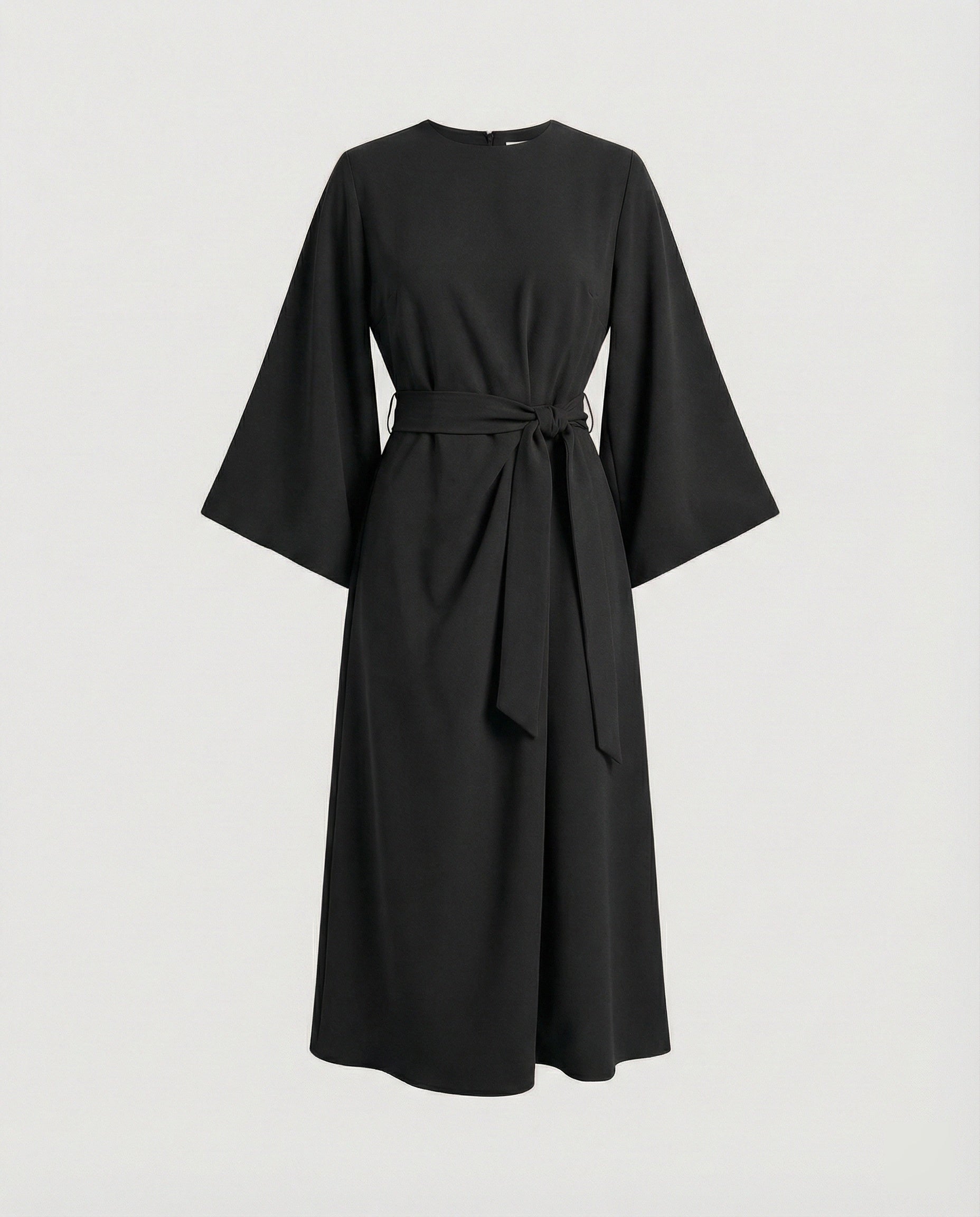 Heidi-Mode | Elegantes Kleid mit Laternenärmeln und Gürtel