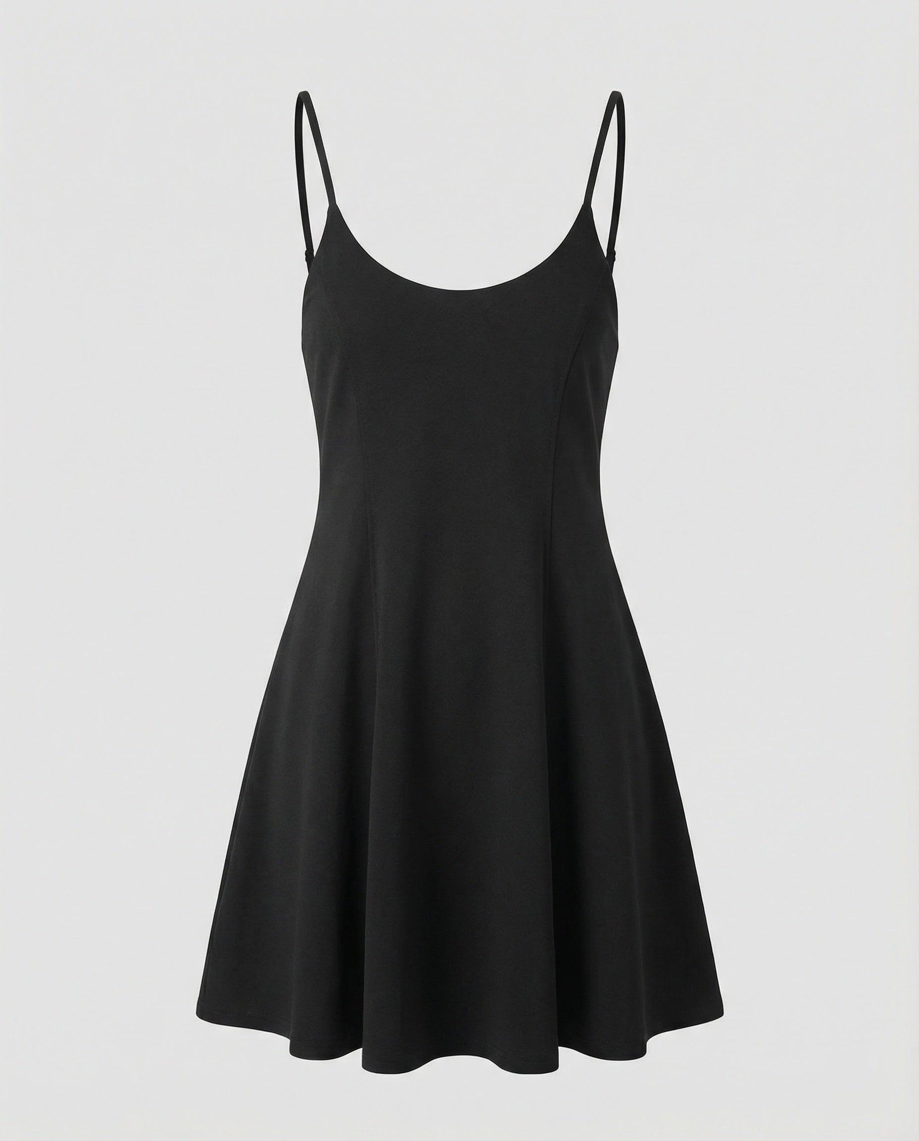 Damen Skater Sommerkleid mit Trägern