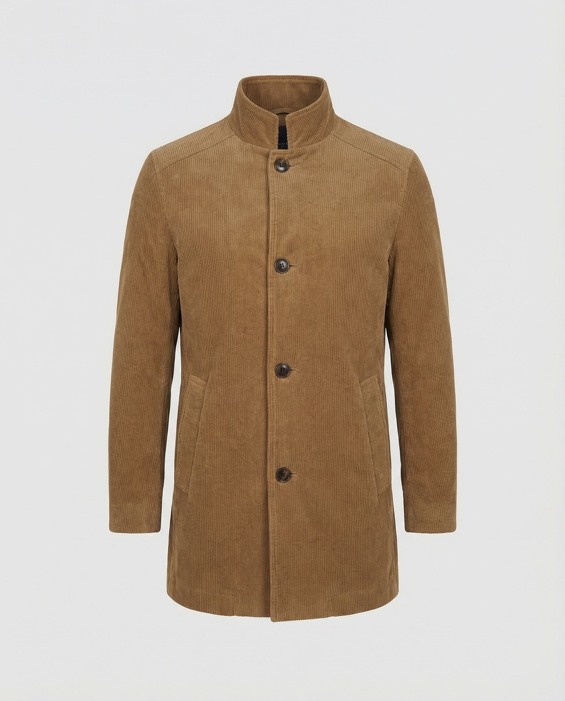 Herren Cordjacke mit hohem Kragen