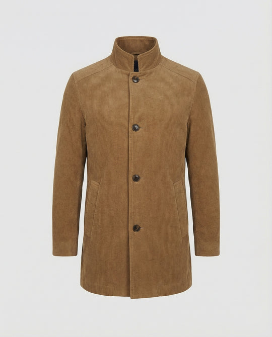 Herren Cordjacke mit hohem Kragen