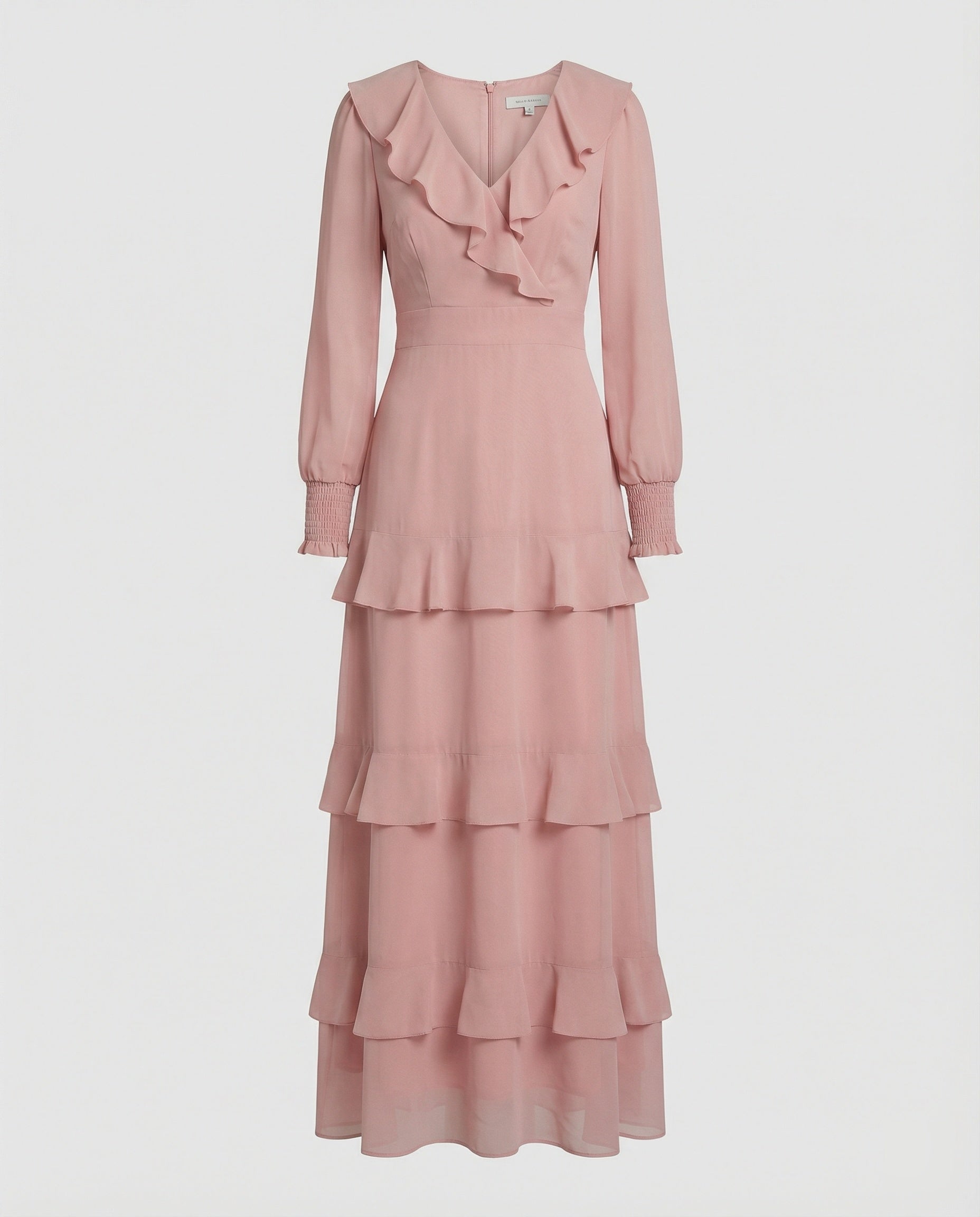 Maxikleid Sommer Damen Ballonärmel