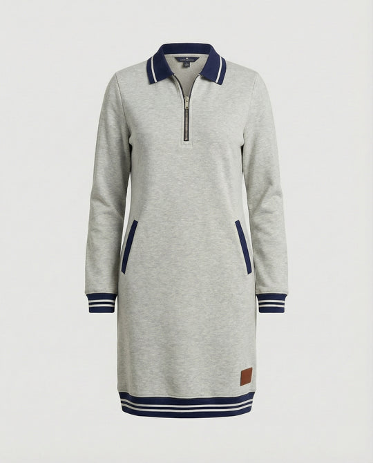 R&B | Kleid mit Reißverschluss und Reverskragen