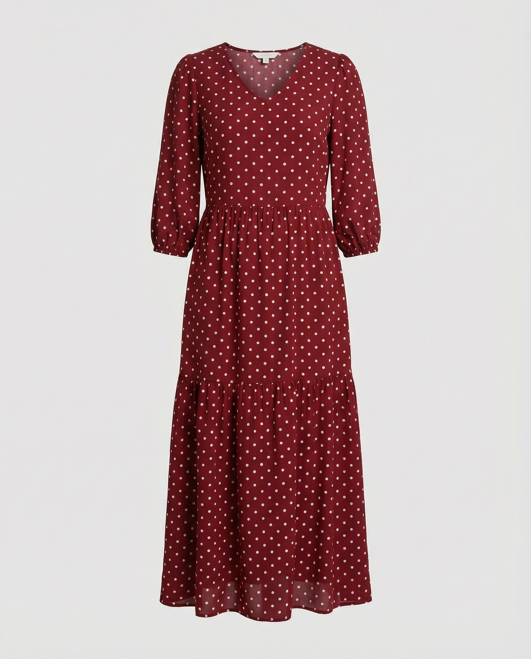 Damen Midikleid Sommer Stufenrock