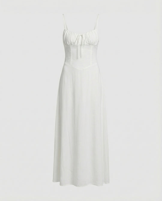Damen Maxikleid mit Korsett Bustier