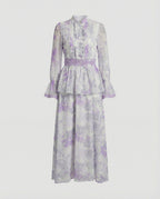 Damen Maxikleid Chiffon elegant