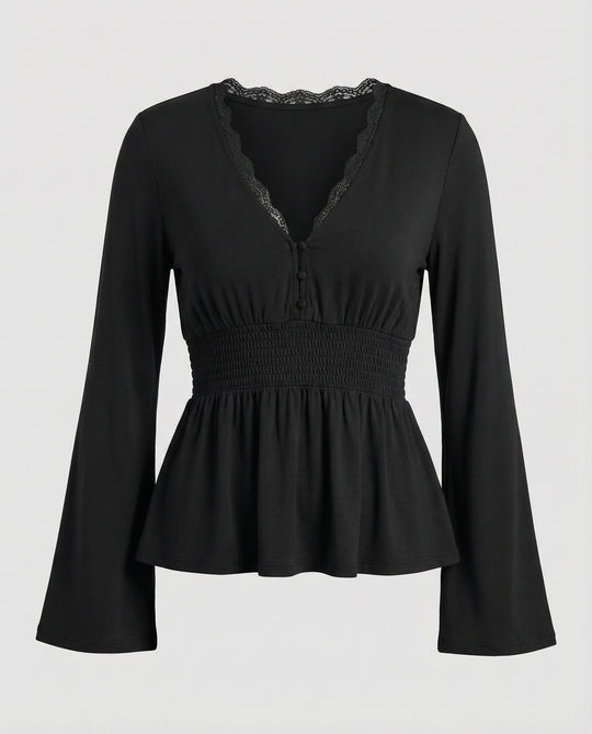 Tunika Damen Langarm Boho