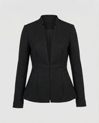 Damen Blazer ärmellos Hahnentritt