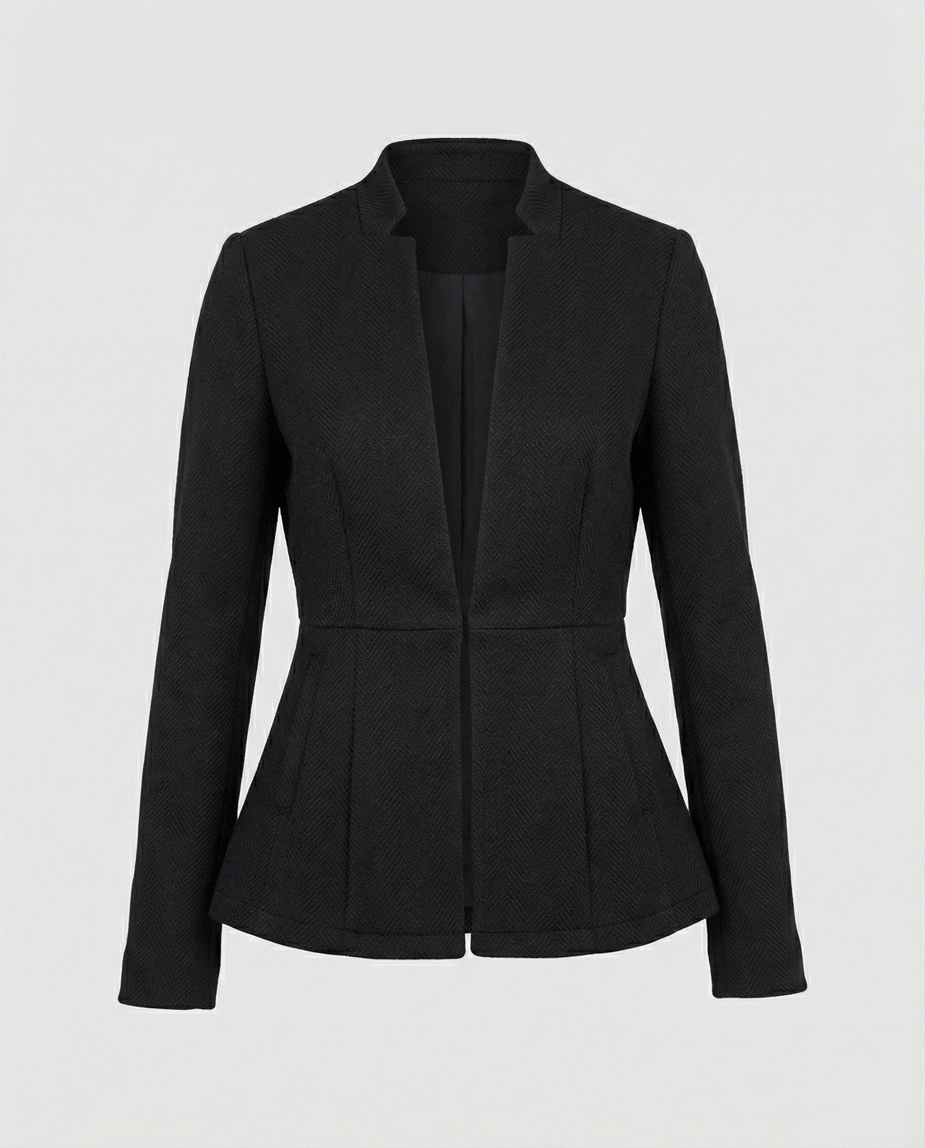Damen Blazer ärmellos Hahnentritt