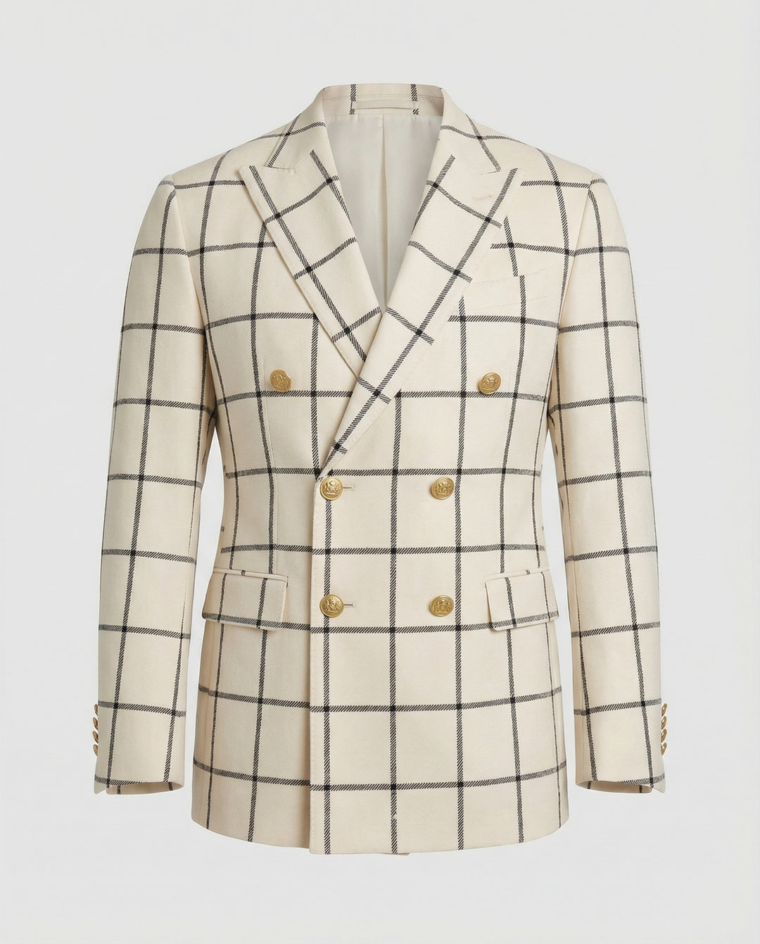 Herren Karoblazer – Herren Blazer mit doppelter Knopfleiste