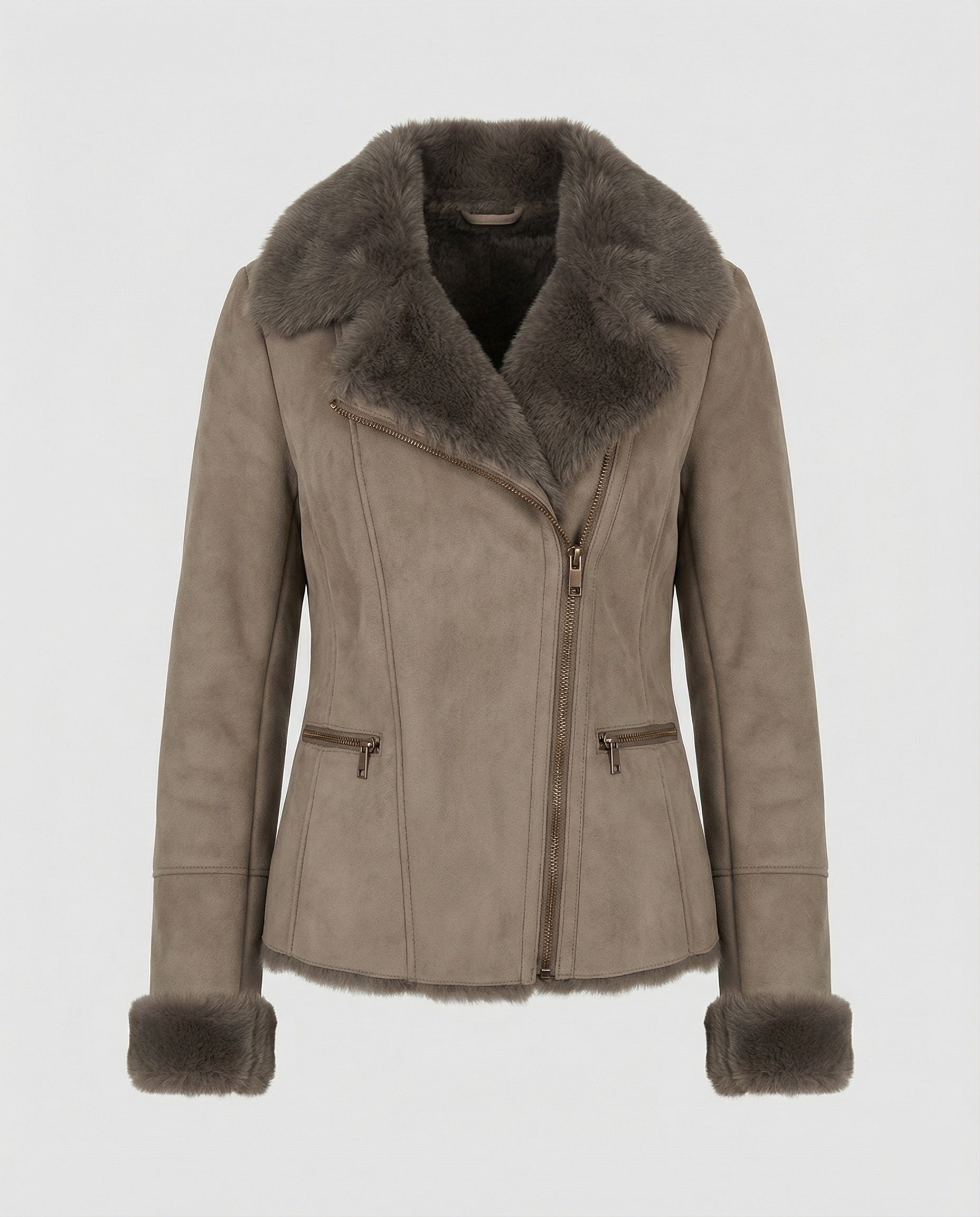 R&B | Winterjacke mit Elegantem Kragen für Den Winter