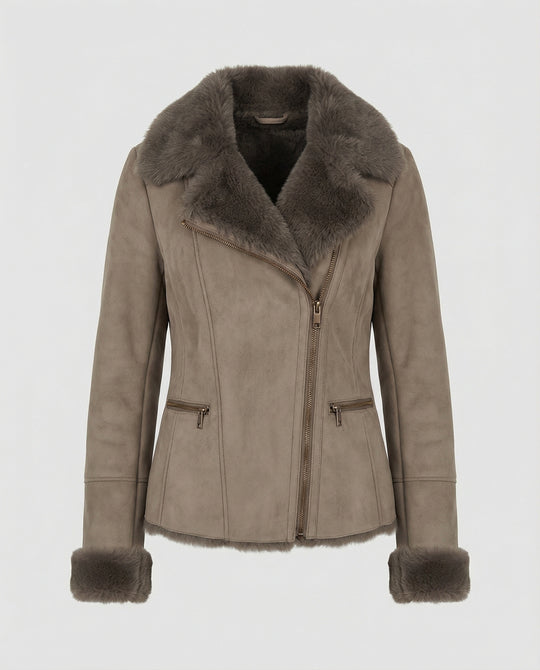 R&B | Winterjacke mit Elegantem Kragen für Den Winter