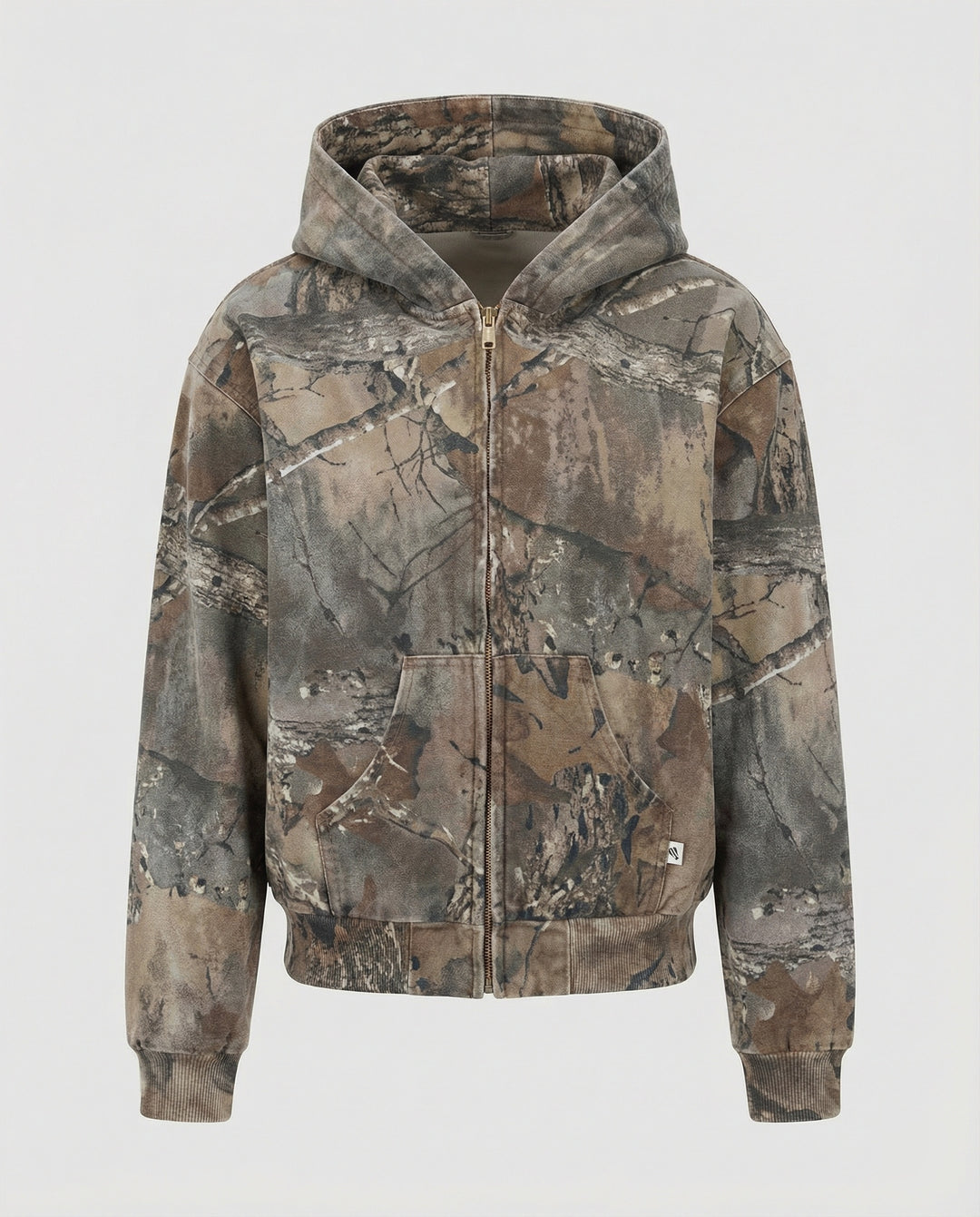 R&B | Retro Unisex Hoodie mit Camouflage-Muster