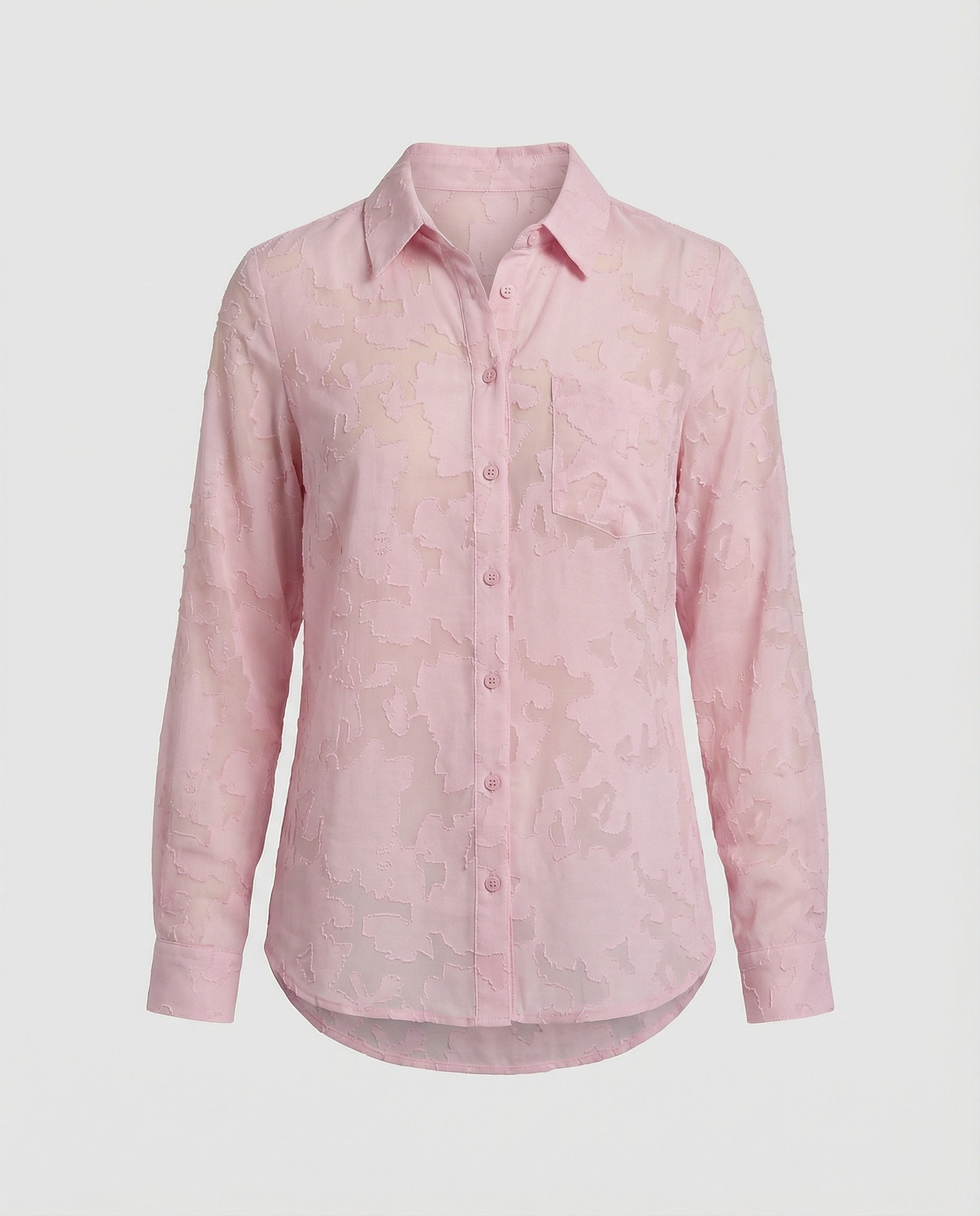 Damen Bluse Chiffon locker