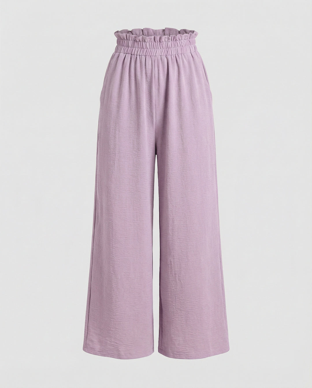 Damen Culotte-Hosen mit weitem Bein und elastischem Bund R&B