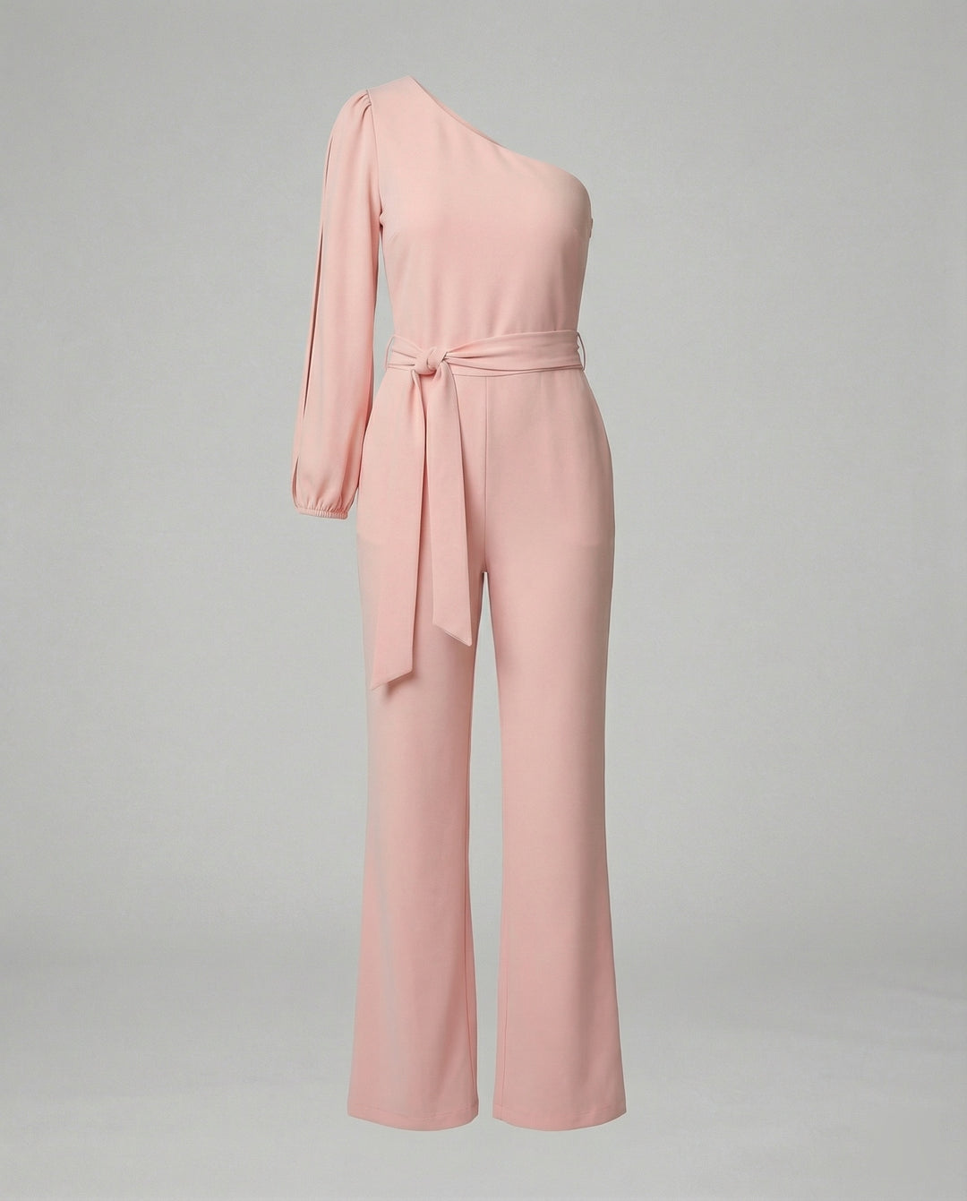 Damen Luxuriöser Overall mit Schleifengürtel & Funkelnden Details | R&B