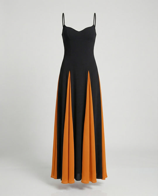 Damen Abendkleid lang mit hohem Schlitz
